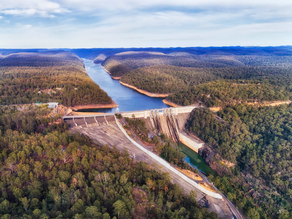Warragamba’s water level currently dropped to 45% of its total volume
